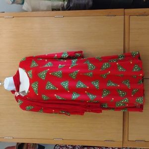 🎄🎄 NWOT Lexington Avenue SZ L Red/Green Christmas Dress.